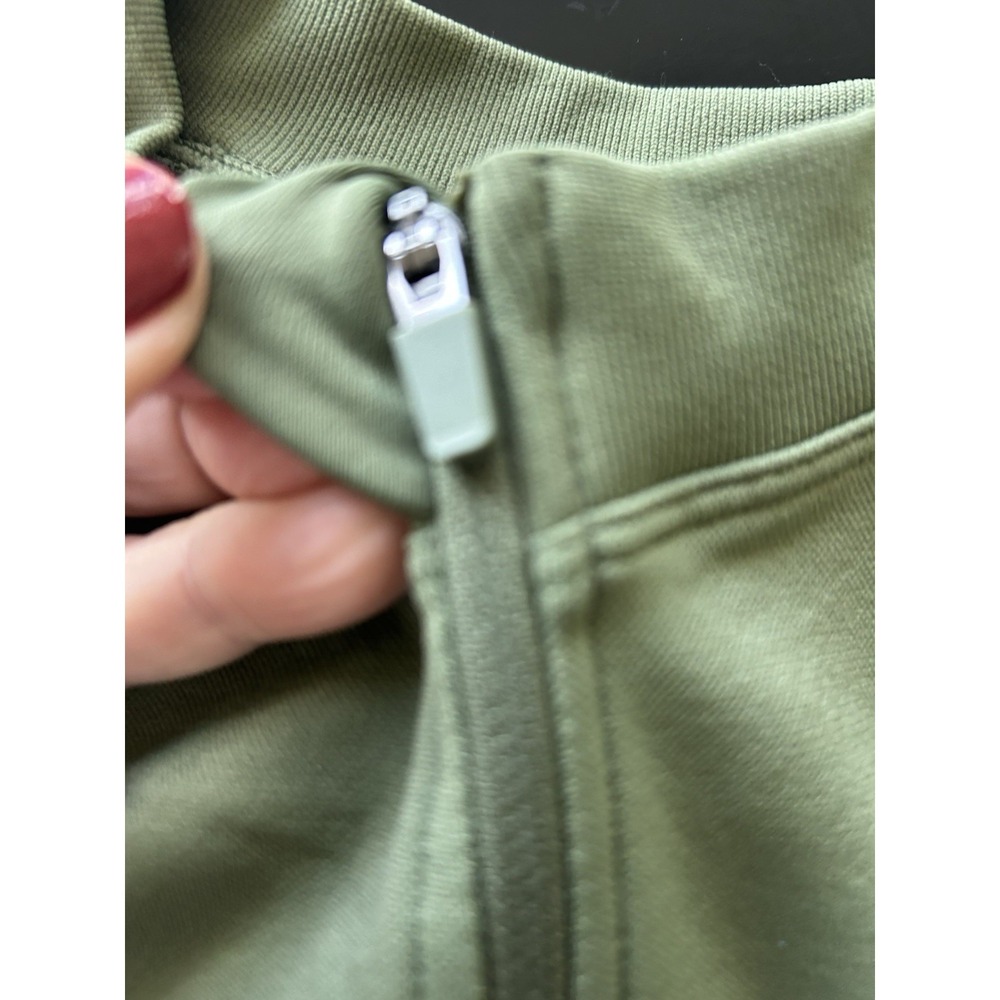 New JoyLab Green Seamless Fitted Full Zip Jacket Joy Lab, Fits Small Stretch - Picture 14 of 16